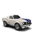 Baghera Ford Mustang Racing Car, Ivory White