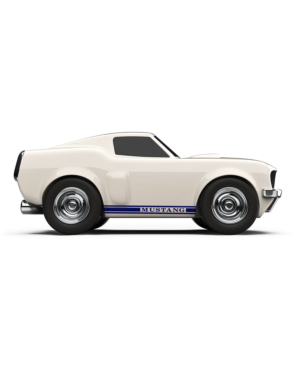 Baghera Ford Mustang Racing Car, Ivory White