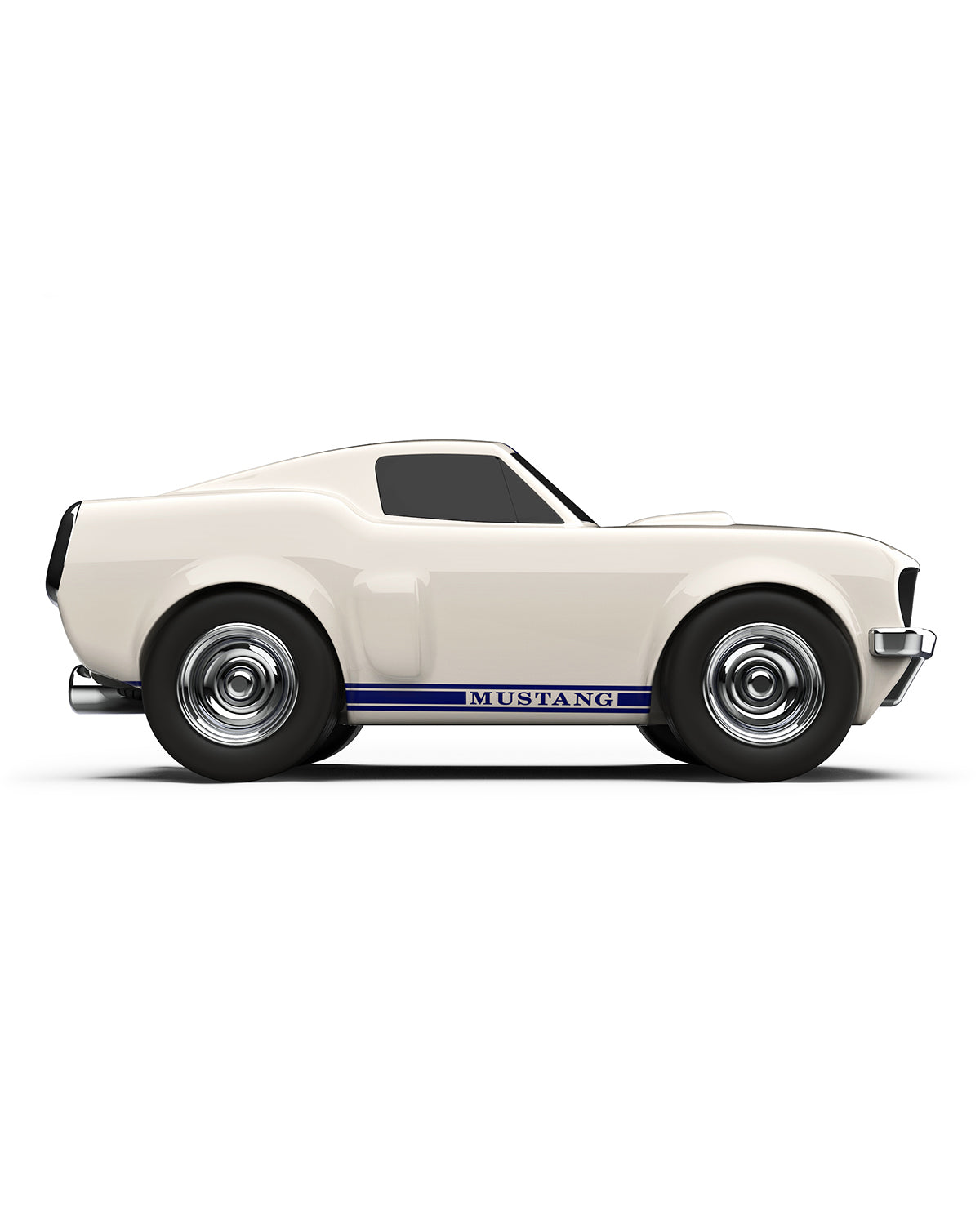 Baghera Ford Mustang Racing Car, Ivory White