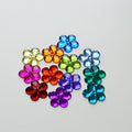 Bauspiel Flower Sparkling Stones, 60-Piece Set