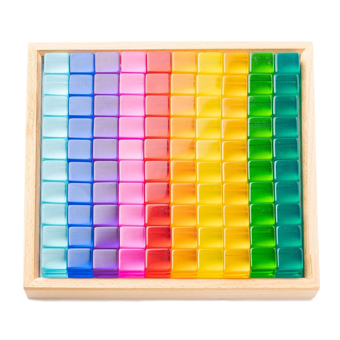 Bauspiel Lucent Cubes, Set of 100