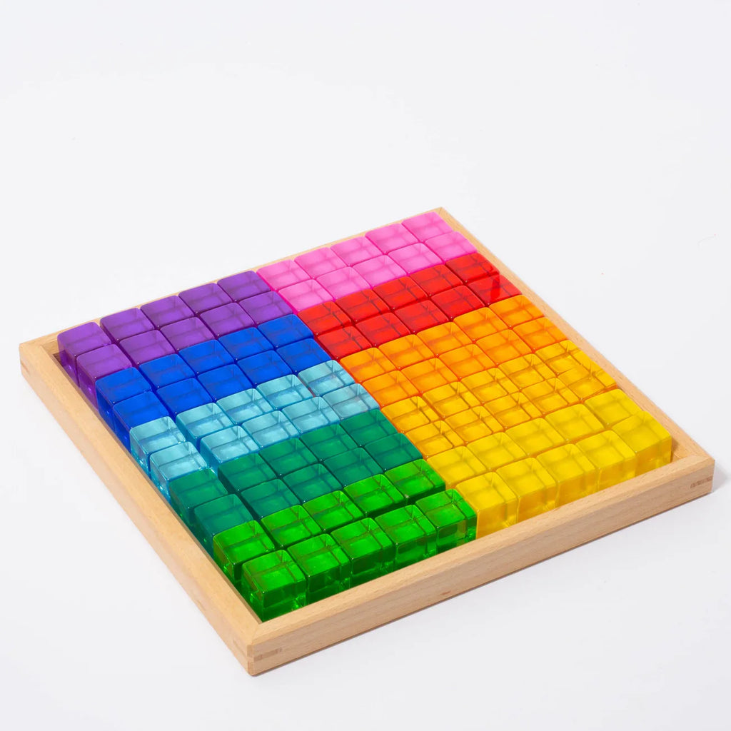Bauspiel Lucent Cubes, Set of 100