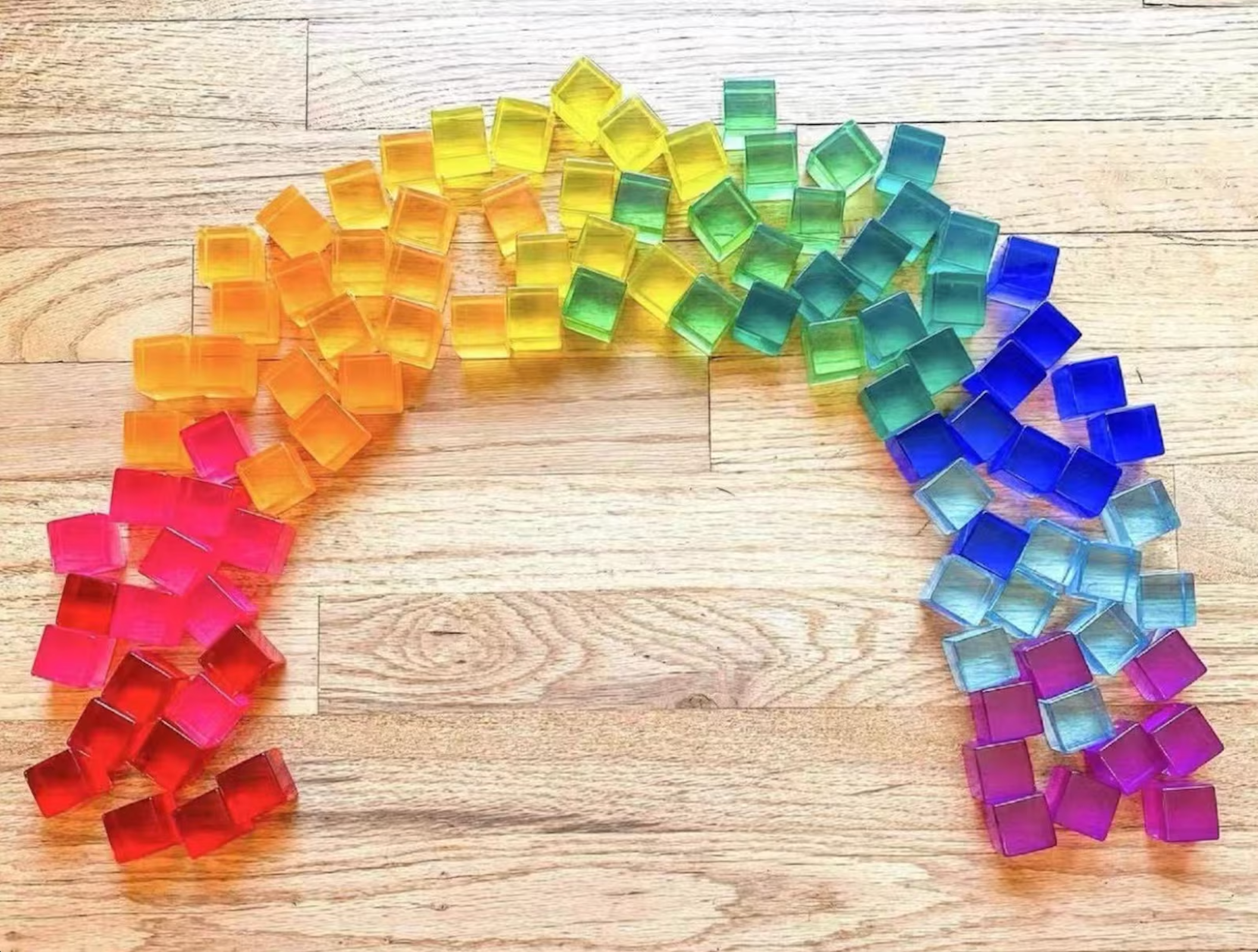 Bauspiel Lucent Cubes, Set of 100