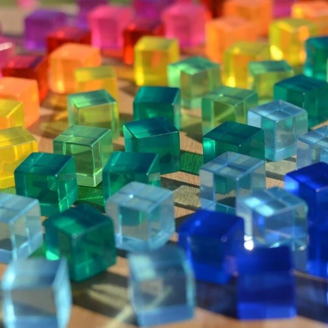 Bauspiel Lucent Cubes, Set of 100