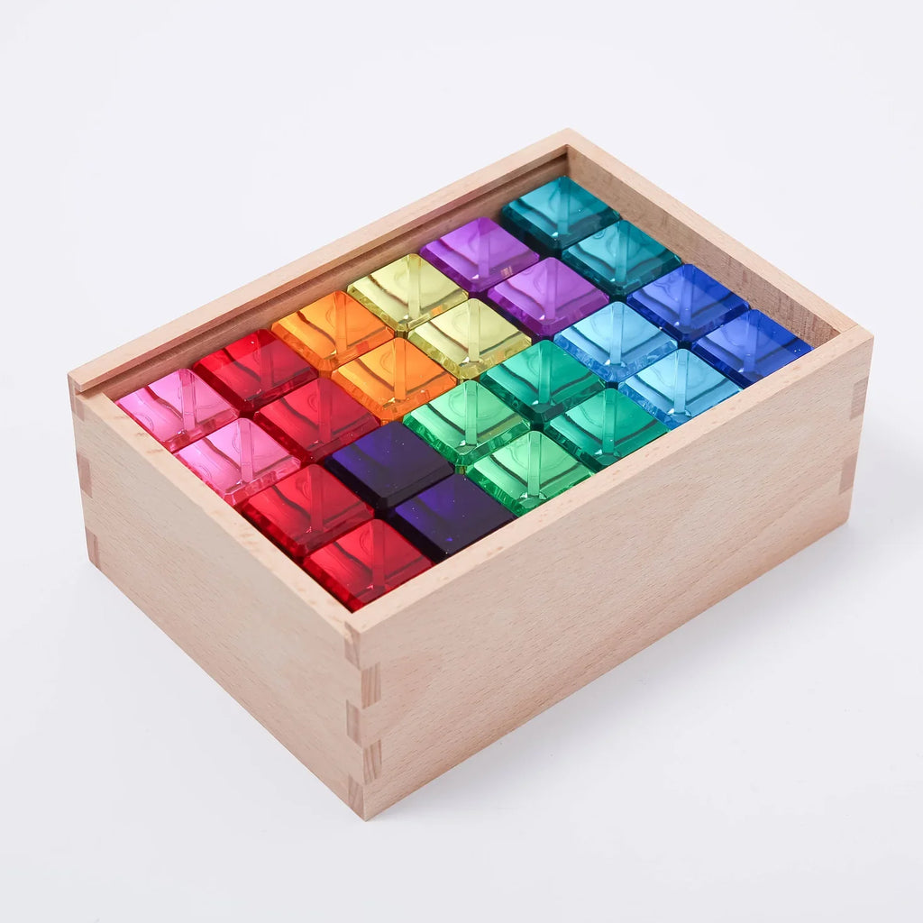 Bauspiel Luminous Blocks, 24-Piece Set