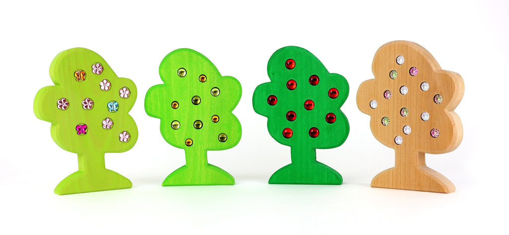 Bauspiel Tree Set , 4 Seasons