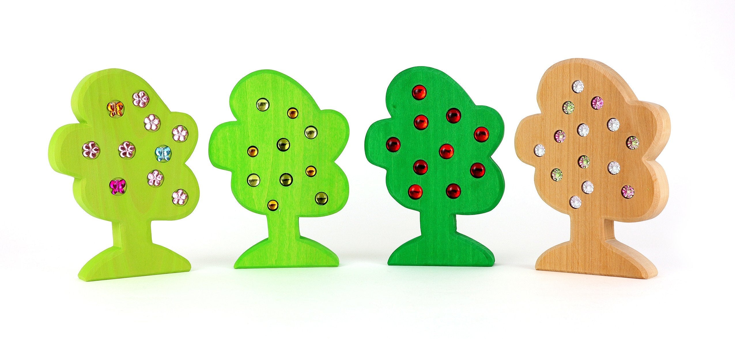 Bauspiel Tree Set , 4 Seasons