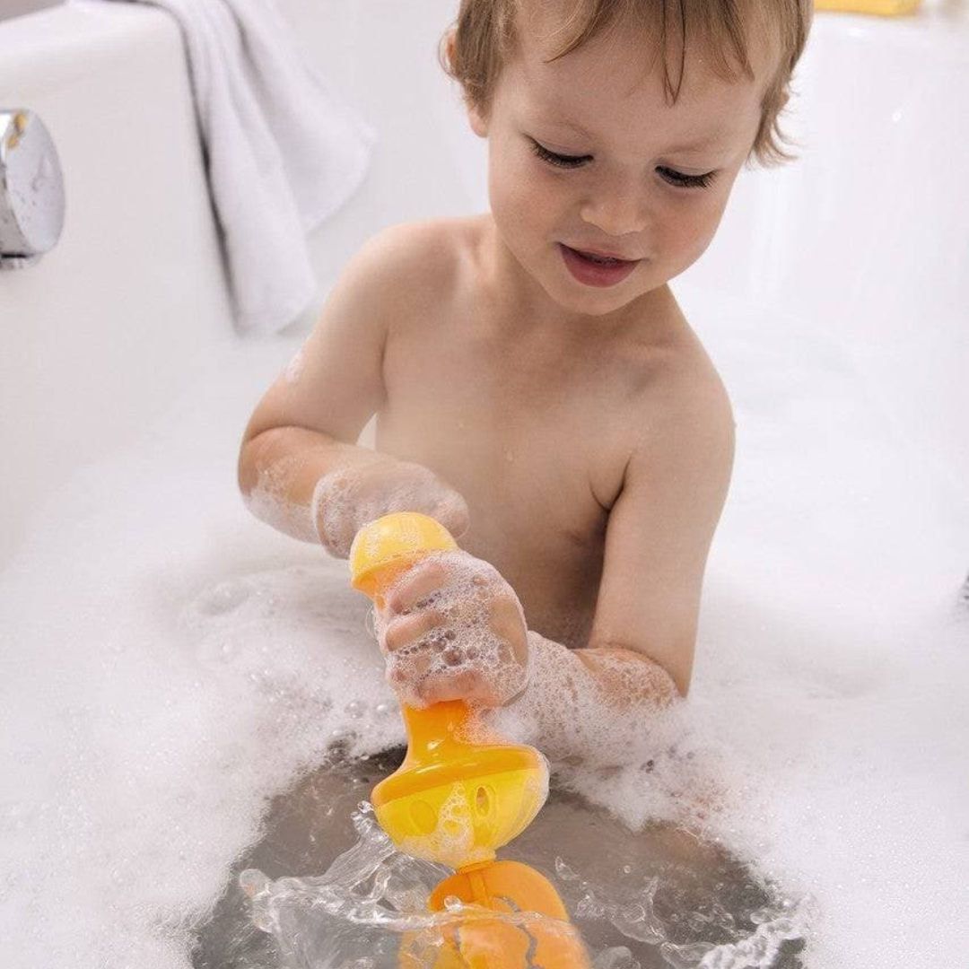 Bubble Bath Whisk in Yellow