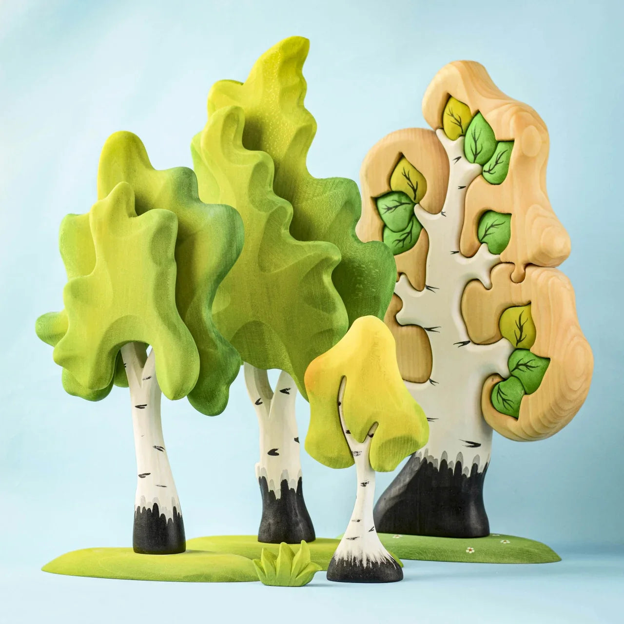 Bumbu Green Birch Tree Set