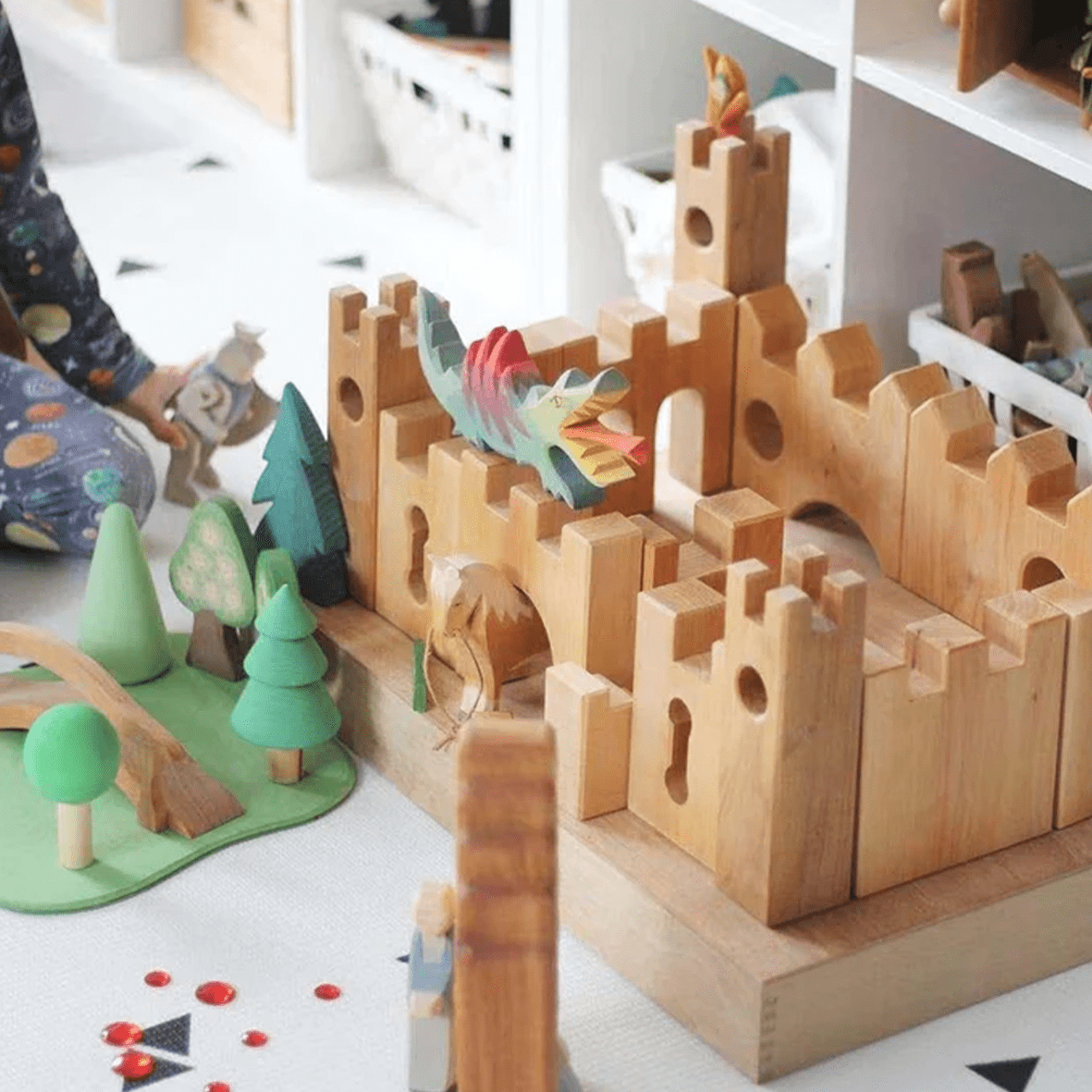 Bauspiel Castle Set, 16 pcs