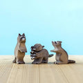 Bumbu Raccoon Family Set