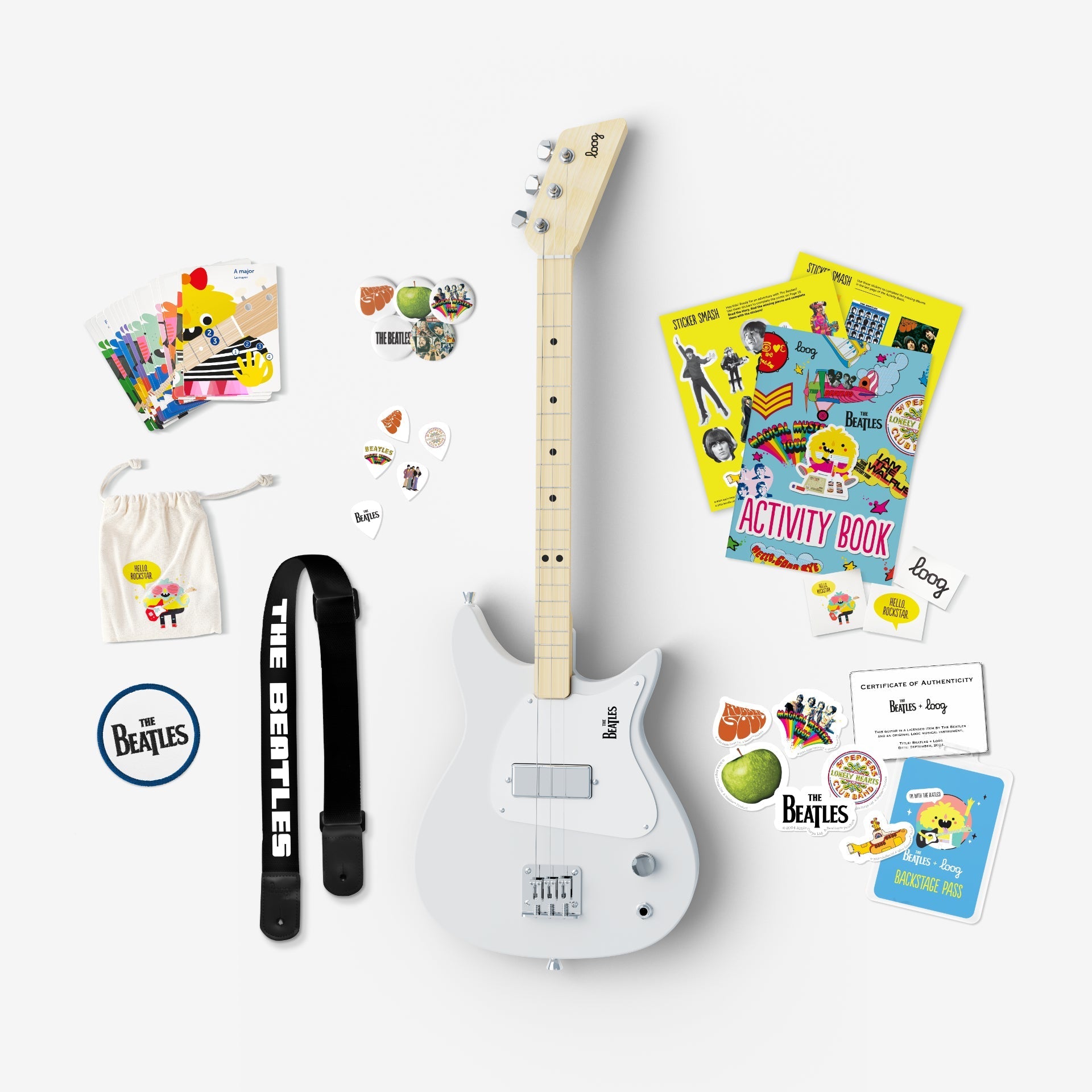 beatles + loog electric guitar (collective)